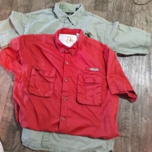 Redhead Brand Rust and Green Shirts Mens Size XL 2 Shirts